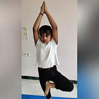 Pictures of yoga day celebration – grade 4
