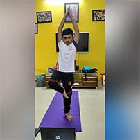 Pictures of yoga day celebration – grade 4