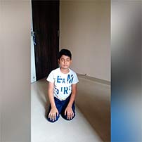 Pictures of yoga day celebration – grade 4