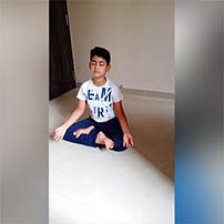 Pictures of yoga day celebration – grade 4