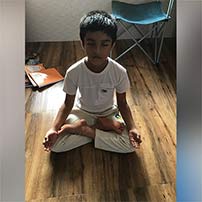 Pictures of yoga day celebration – grade 4