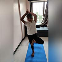 Pictures of yoga day celebration – grade 4