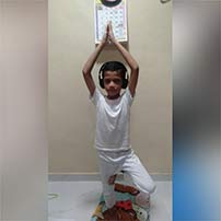 Pictures of yoga day celebration – grade 4