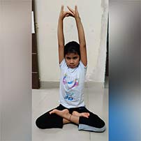 Pictures of yoga day celebration – grade 4