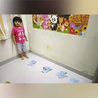  LKG A photos for Puddle jump activity