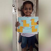 LKG A Square shape activity photos