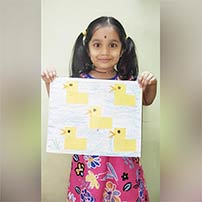 LKG A Square shape activity photos