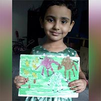 LKG A photos for farm animals painting activity