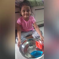 LKG A paper boat sailing activity photos