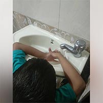 Hand washing activity