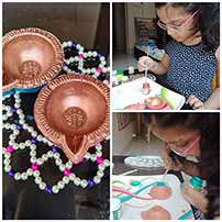 Diwali Activity of grade 1 A