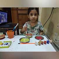 Diwali Activity of grade 1 A