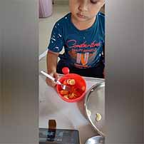 Fun activities by LKG B parents