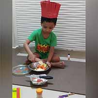 Fun activities by LKG B parents