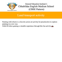 Land transport activity – LKG B