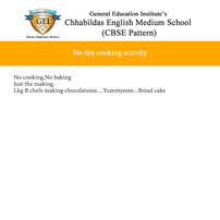 No fire cooking activity