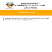 Hand washing activity