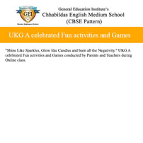 UKG A celebrated Fun activities and Games