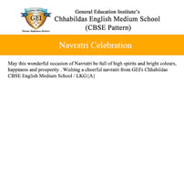 Wishing a cheerful Navratri