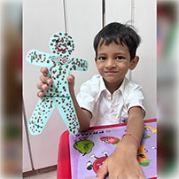 Brown color activity LKG A