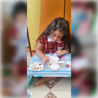 Brown color activity LKG A