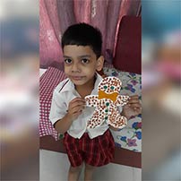 Brown color activity LKG B