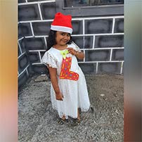 Lkg A children stocking activity.