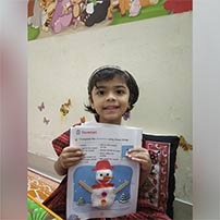 LKG children engrossed