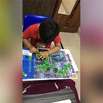 Lkg B munchkins Christmas activity