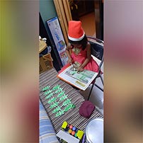 Lkg B munchkins Christmas activity