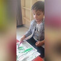 Lkg B munchkins Christmas activity