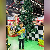 Lkg B munchkins Christmas activity