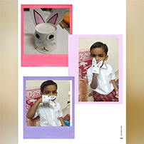 Art and craft done by nursery class.