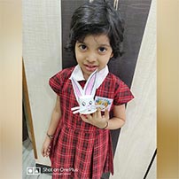 Art and craft done by nursery class.